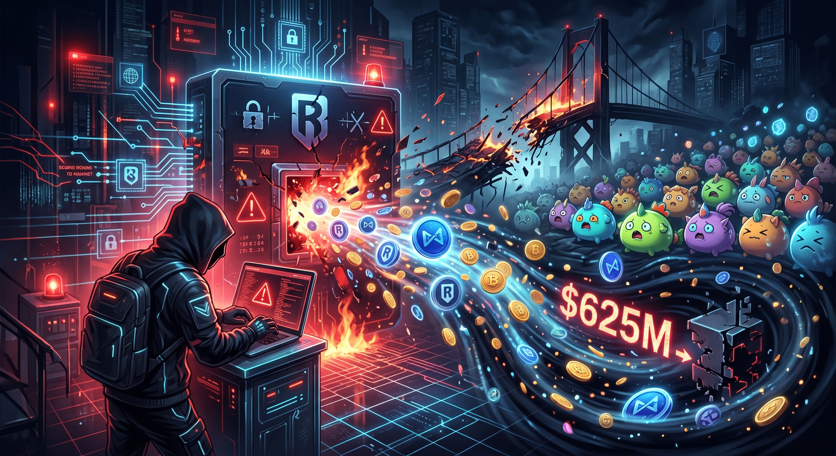 Ronin Network: $625 Million Stolen from Crypto Gaming Company Axie Infinity